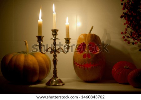 noise concept for autumn traditional holiday Halloween