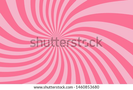Pink sunshine colorful vector background. Abstract sunburst design wallpaper for template business social media advertising. sweet candy pop