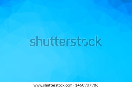 Light BLUE vector abstract mosaic background. A vague abstract illustration with gradient. Completely new design for your business.