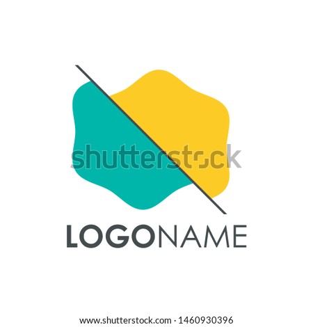 smooth and cool polygon logo vector