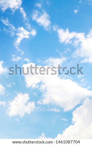 Blue sky with clouds - Image