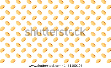 Soy bean pattern wallpaper. free space for text. copy space.