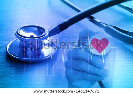 health monitoring and healthcare insurance concept