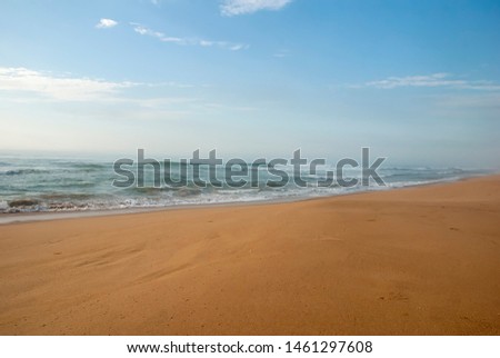 Beach of Carais photographed in Guarapari, Espirito Santo, Southeast of Brazil. Atlantic Forest Biome. Picture made in 2008.