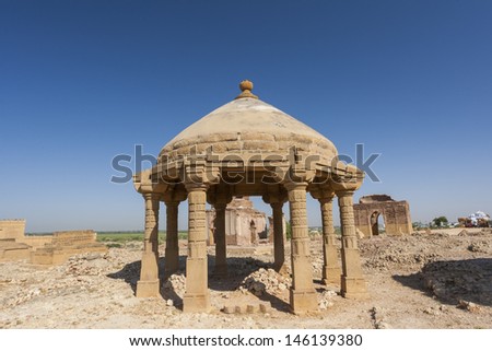 Pictures of Makli Graveyard. World's largest necropolis in Thatta. Sindh