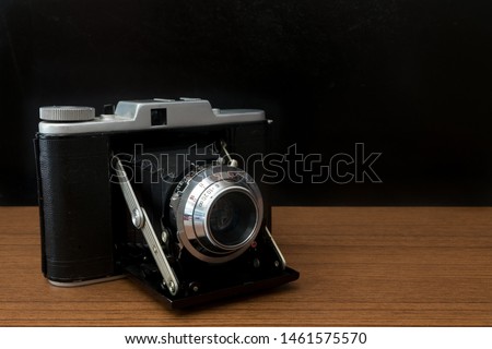 Classic Vintage Medium Format Folding Camera with A 120mm Film