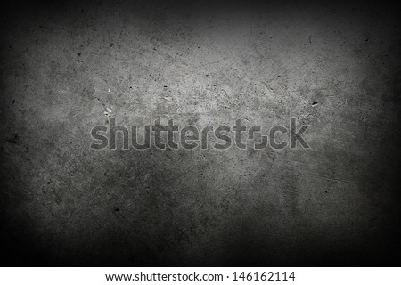 Grey grunge textured wall. Copy space Royalty-Free Stock Photo #146162114