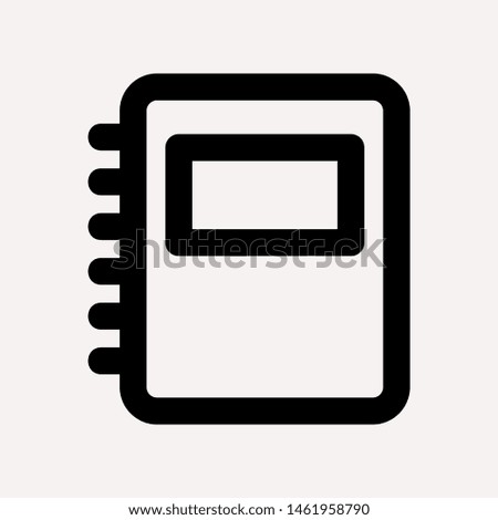book icon isolated sign symbol vector illustration for web and mobile - vector 