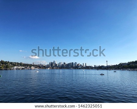 Seattle  Washington, lake union. Sunday for a boat ride