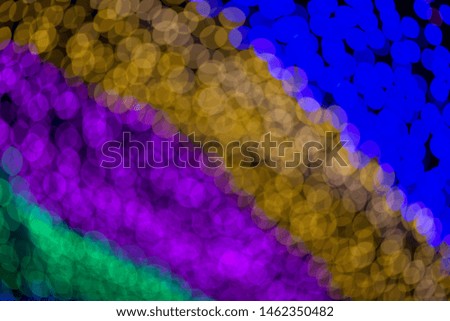 Abstract circular bokeh background of Led light