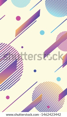 modern background with shape on cream background