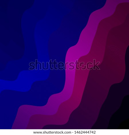 Light Blue, Red vector background with wry lines. Colorful illustration, which consists of curves. Design for your business promotion.