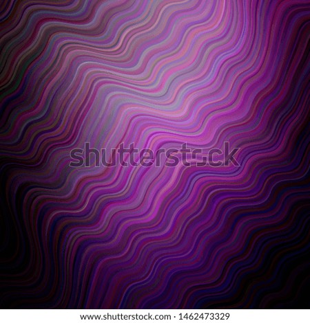 Light Purple vector background with wry lines. Colorful illustration in abstract style with gradient. The best colorful design for your business.
