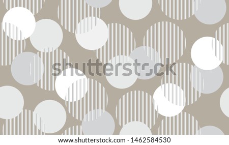 Seamless abstract circles on brown background.EPS10 Illustration 