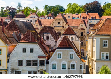 Steyr - a town in Austria. Royalty-Free Stock Photo #1462797998