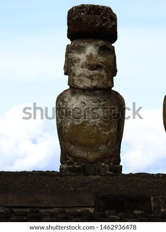 Ahu Tongariki, Mysterious statues (moai) on Easter Island (Rapa Nui)