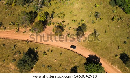 4x4 car on country road