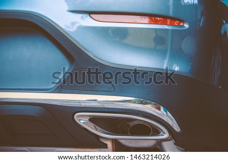 Tail light of luxury cars, car brake lights,Modern car details