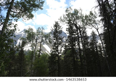 Mount Sneffels blue lake trail ridgway Colorado