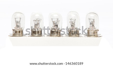 Light bulb isolated on white background  