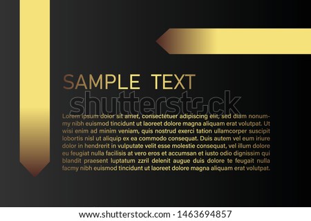 business card template with gold gradient luxury modern presentation template

