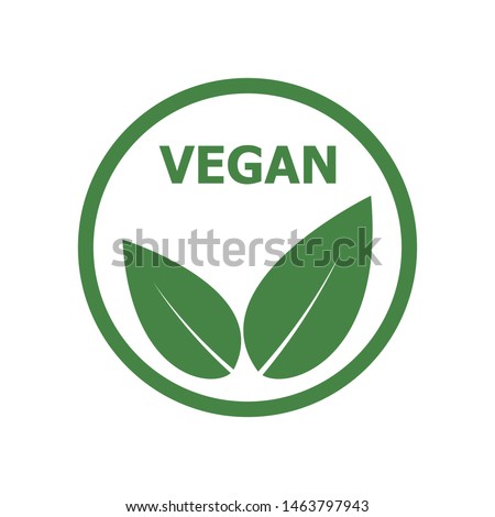 Vegan vector icon. Vegan food