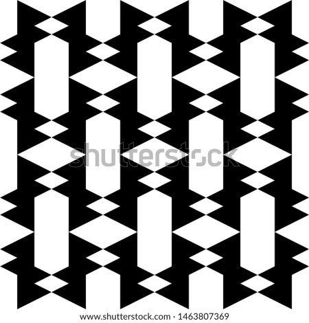 Rhombuses, hexagons ornament. Geometrical backdrop. Quadrangular, hexagonal shapes wallpaper. Digital paper, abstract. Geometric background. Polygons motif. Seamless pattern.