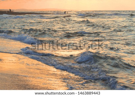 
beautiful view of the sea and waves