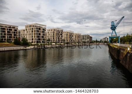 harbor Offenbach am main in Germany 