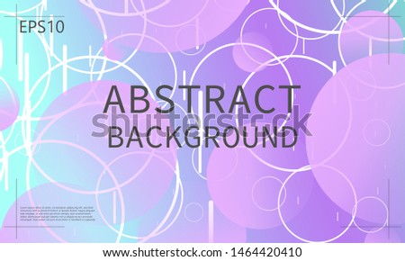 Geometric background. Minimal abstract cover design. Creative colorful wallpaper. Trendy gradient poster. Vector illustration.