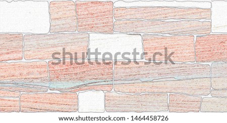Colorful texture wall and floor decorative brick tiles design pattern texture background,
