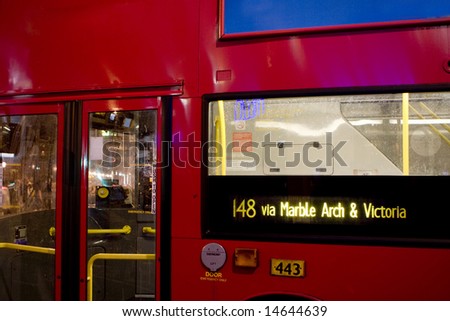 London bus detail