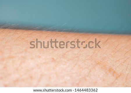 Macro images of arms that see the pores