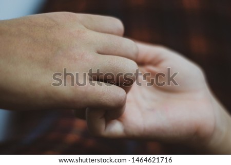 Family communion together, love for the next
holding hands forever