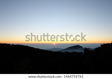 Sunrise View at Inthanon Mountain Thailand