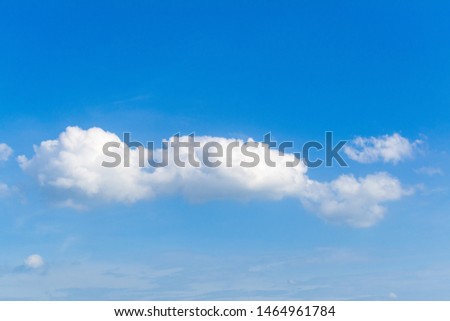 Blue sky backgrounds and white clouds.