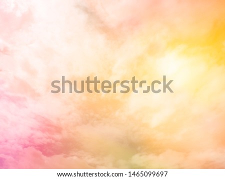 Abstract cloud sky background with pastel style.