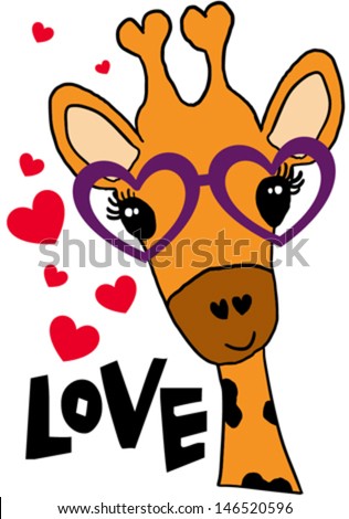 giraffe/T-shirt graphics/cute cartoon characters/cute graphics for kids/Book illustrations/textile graphic/graphic designs for kindergarten/cartoon character design/fashion graphic/cute wallpaper