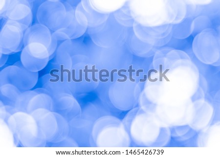 Blue bokeh texture background from natural