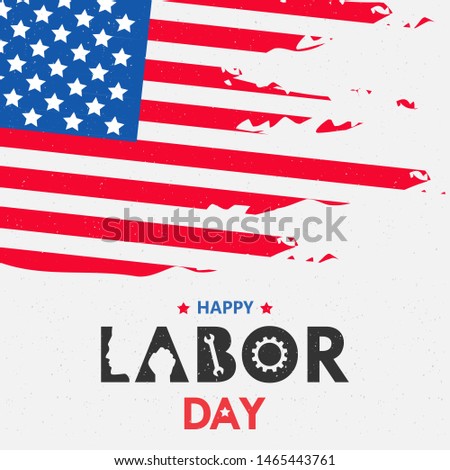 Labor day background design vector template graphic or banners  illustrations 