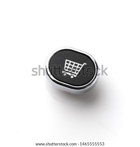 Business, marketing & online shopping strategy concept icon on the computer keyboard