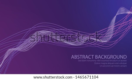 Web background Corporate modern wallpaper Vector graphic design abstract lights with a  dynamic beam Royalty-Free Stock Photo #1465671104