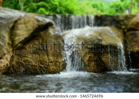 water flow with long shutter speed