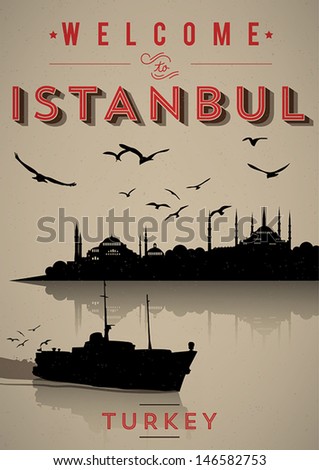 Vintage Istanbul Poster