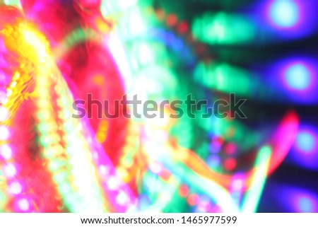 Led light blur abstract colorful rainbow background Royalty-Free Stock Photo #1465977599