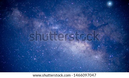 Beautiful milkyway galaxy at night