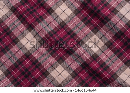 Texture of plaid seamless pattern for your design pattern in red, white and  checked pattern