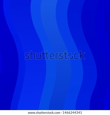 Light BLUE vector background with wry lines. Abstract illustration with gradient bows. Pattern for booklets, leaflets.