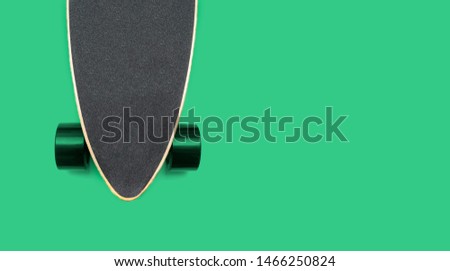 Skate. Skateboard board on wheels.