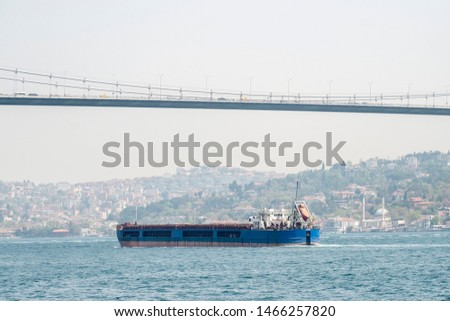 The Bosphorus Bridge which connects two continents